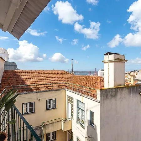 Appartement Chiado Charm Sunny 1br With Views With Ac Lisboa